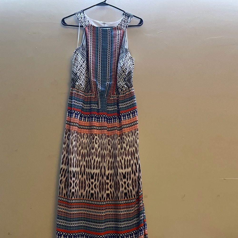 Multi colored maxi dress